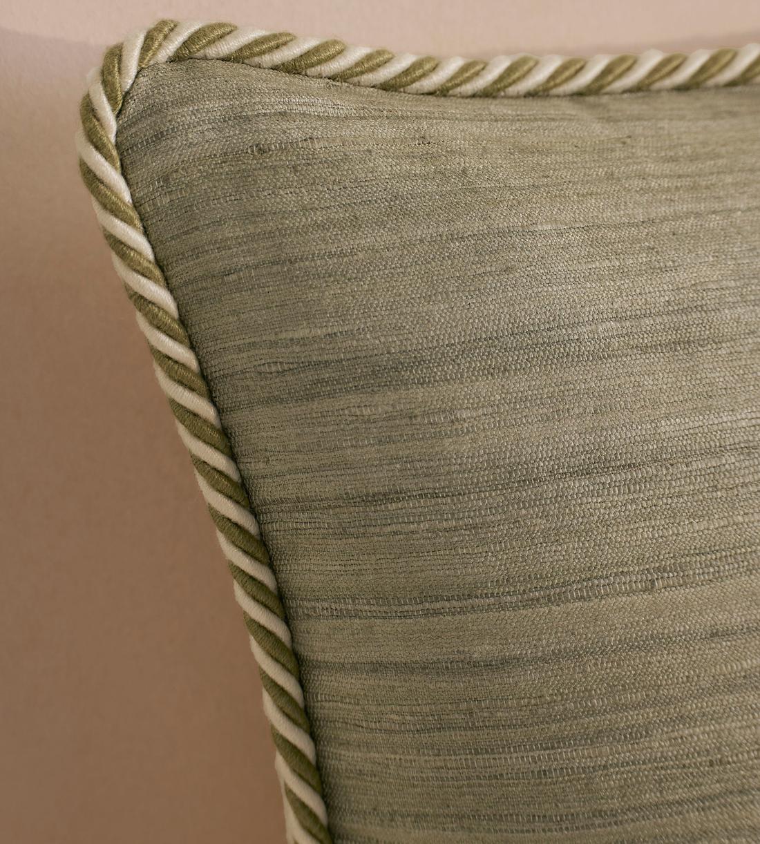 Florence Square Cushion - Sage - Images - Image 6