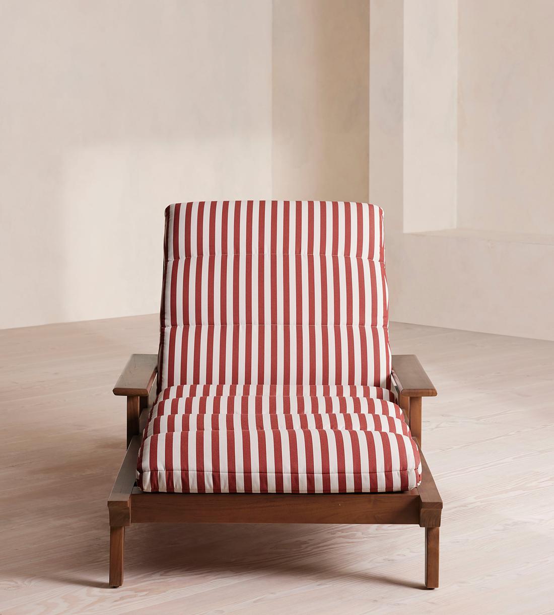 Ardingly Outdoor Sunlounger - Shoreditch House Stripe - Listing - Image 2
