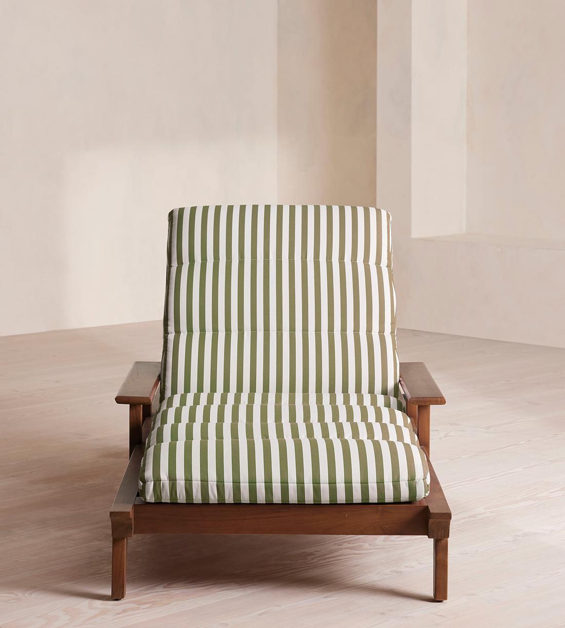 Ardingly Outdoor Chaise Lounger - Babington House Stripe - Listing - Image 4