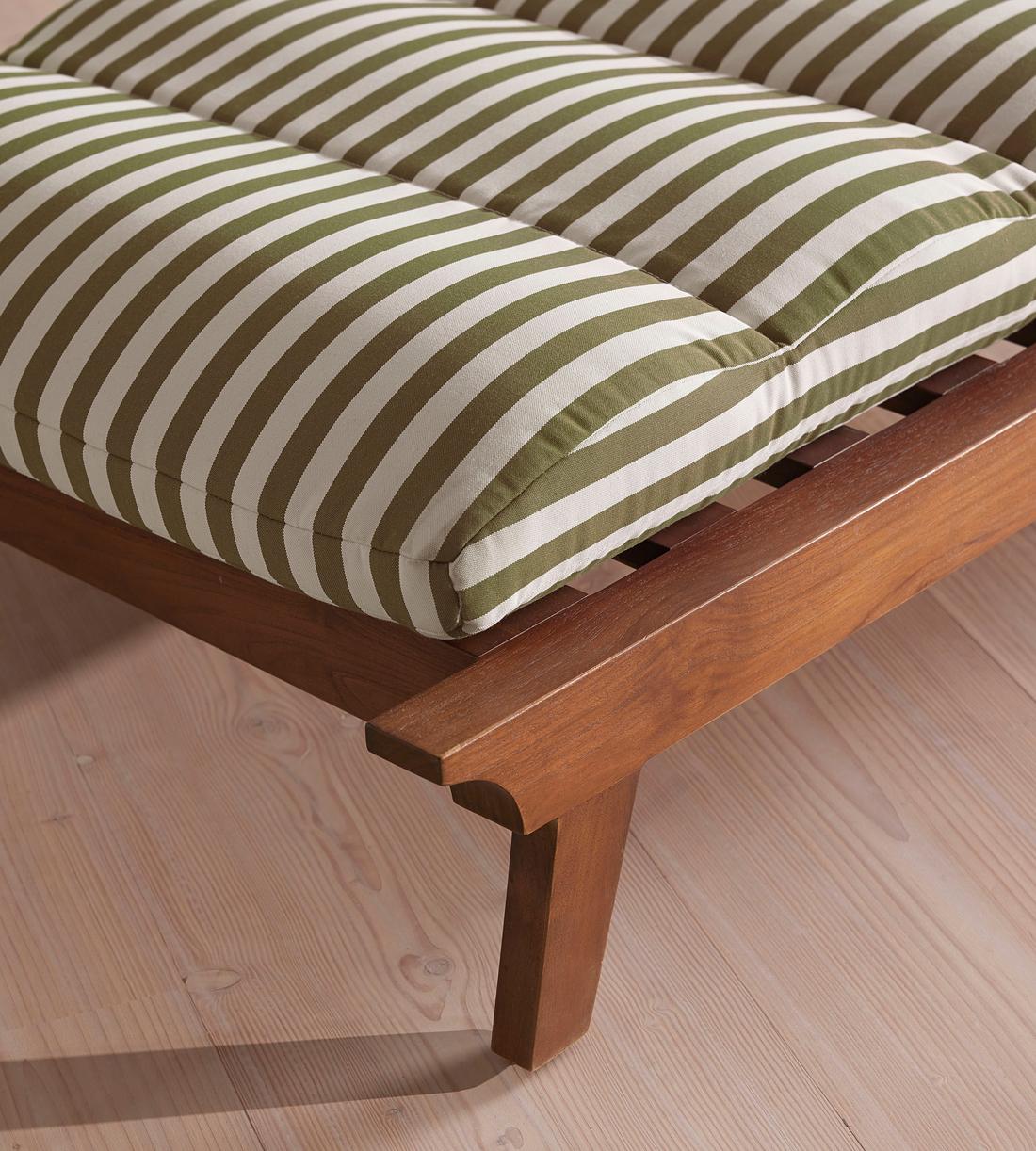 Ardingly Outdoor Chaise Lounger - Babington House Stripe - Images - Image 7