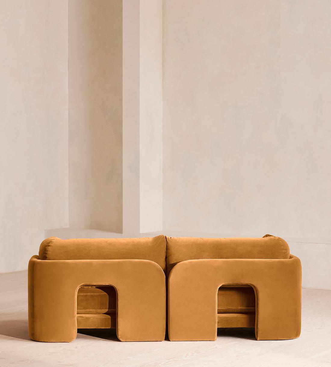 Odell Modular Sofa - Three Seater - Velvet - Mustard - Images - Image 5