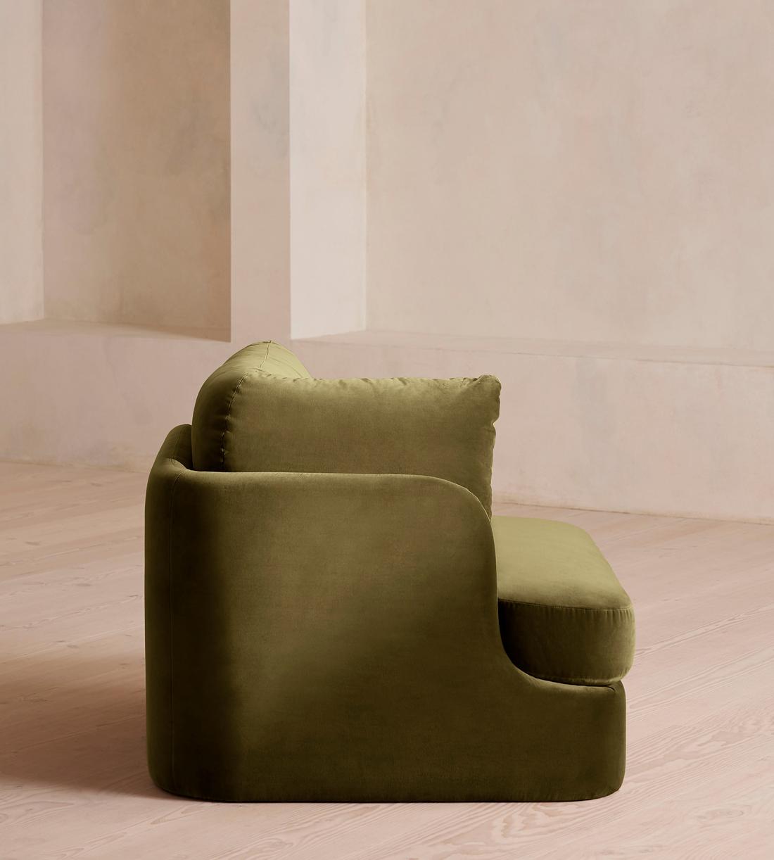 Odell Armless Module - Velvet - Olive - US - Image 8