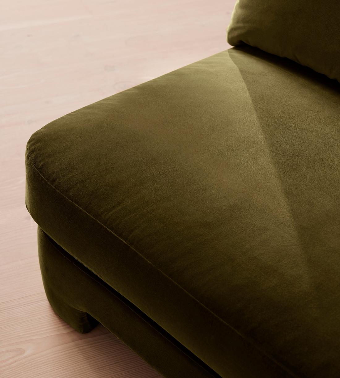 Odell Armless Module - Velvet - Olive - US - Image 6
