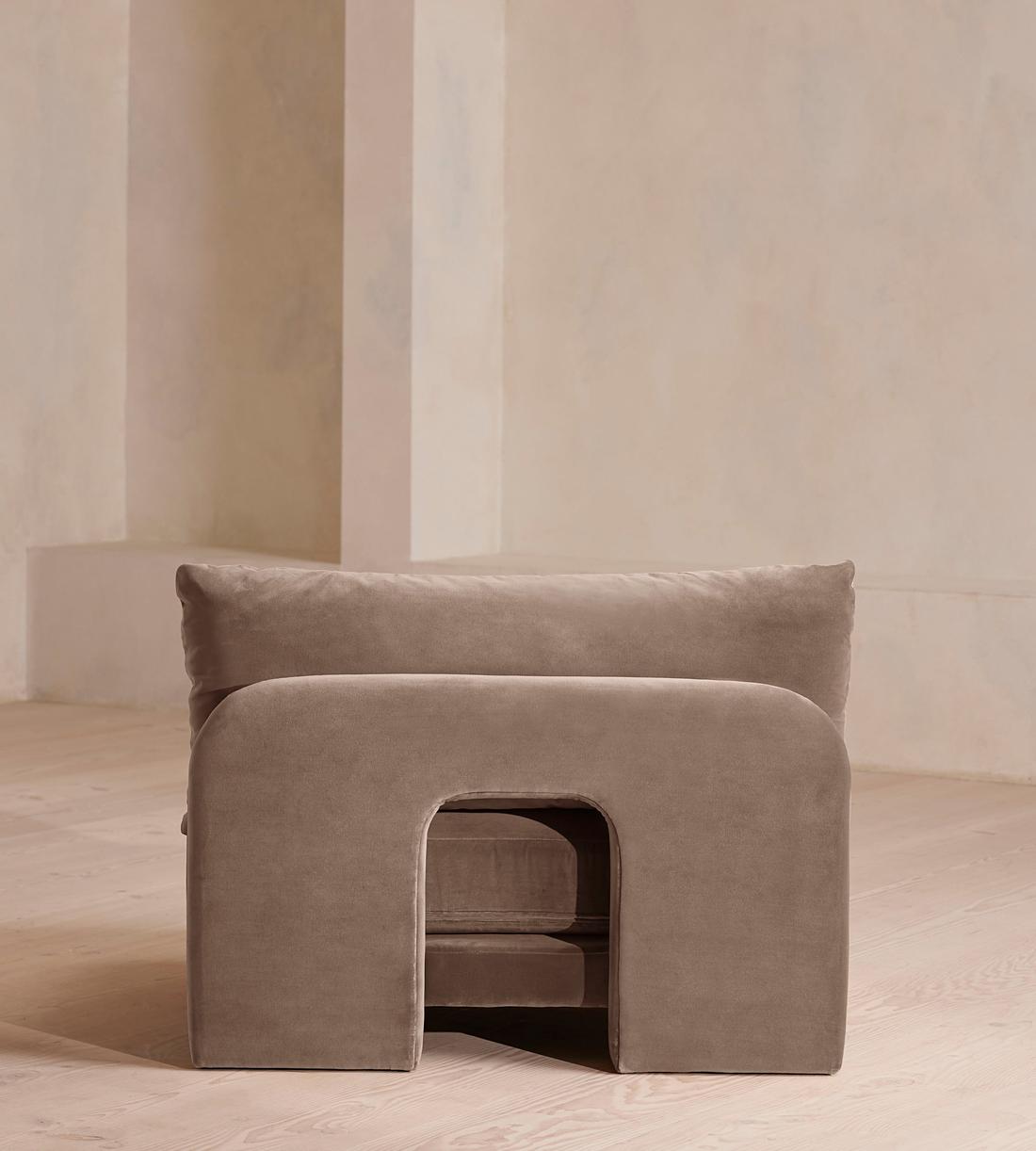 Odell Right Arm Module - Velvet - Taupe - Image 4