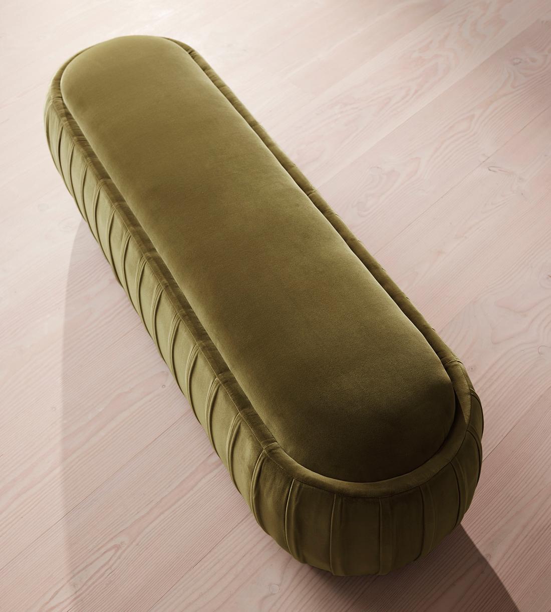 Vivienne Bench - Velvet - Olive - Images - Image 5