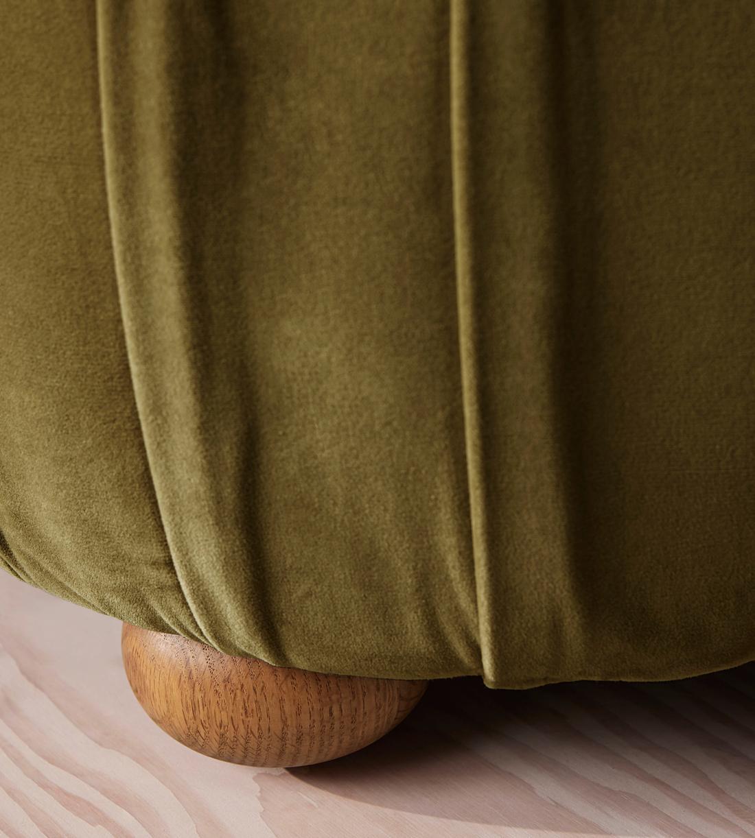 Vivienne Bench - Velvet - Olive - US - Images - Image 6