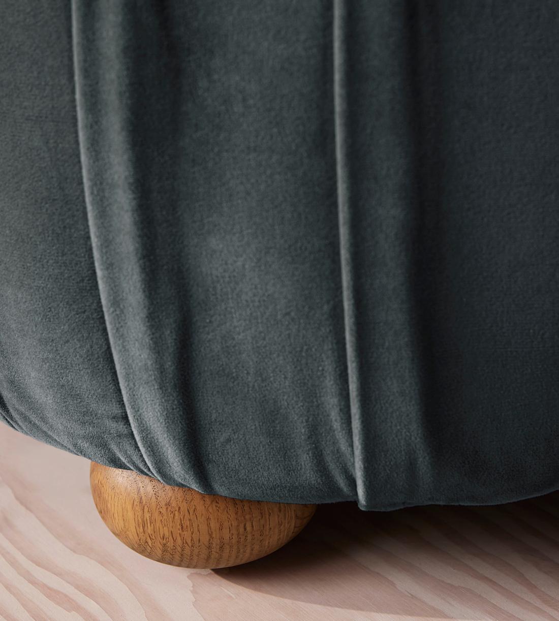 Vivienne Bench - Velvet - Grey Blue - Images - Image 6