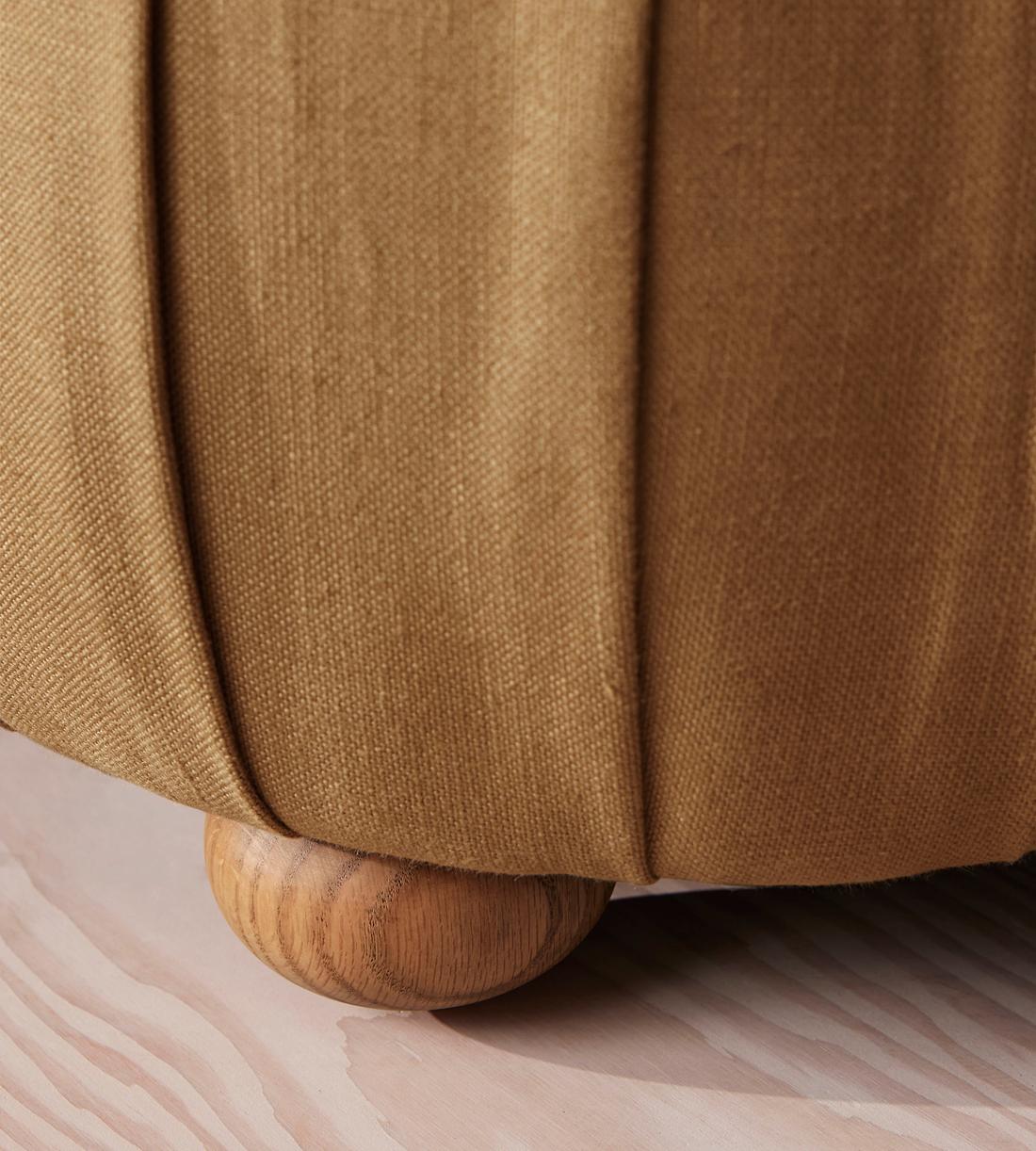Vivienne Bench - Linen - Ochre - US - Images - Image 6