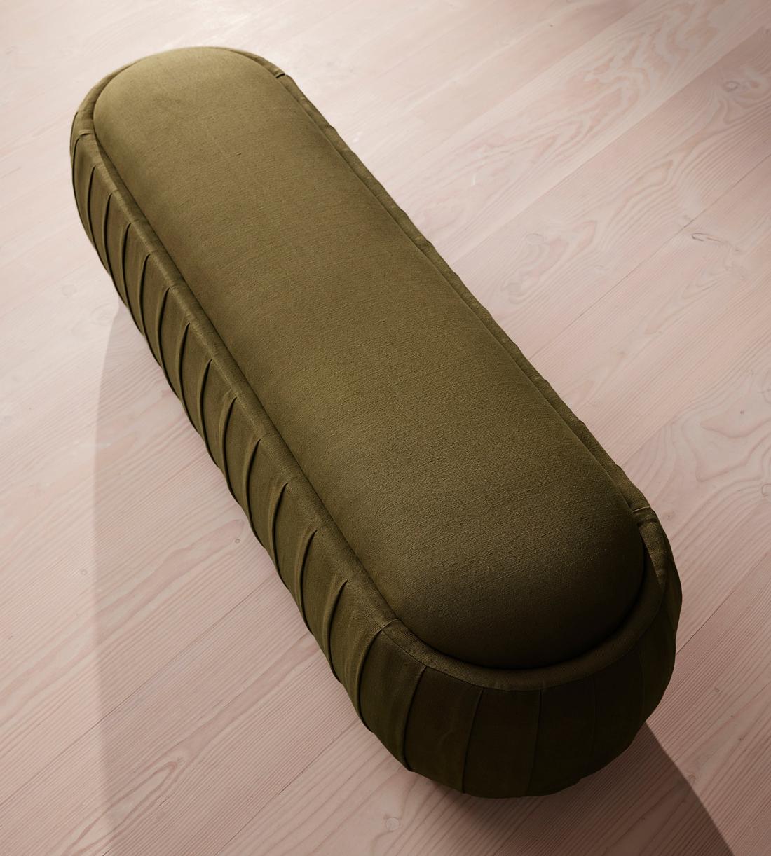 Vivienne Bench - Linen - Olive - US - Images - Image 5