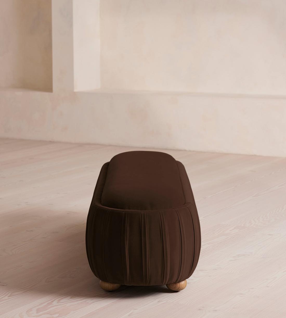 Vivienne Bench - Velvet - Chocolate - Images - Image 3