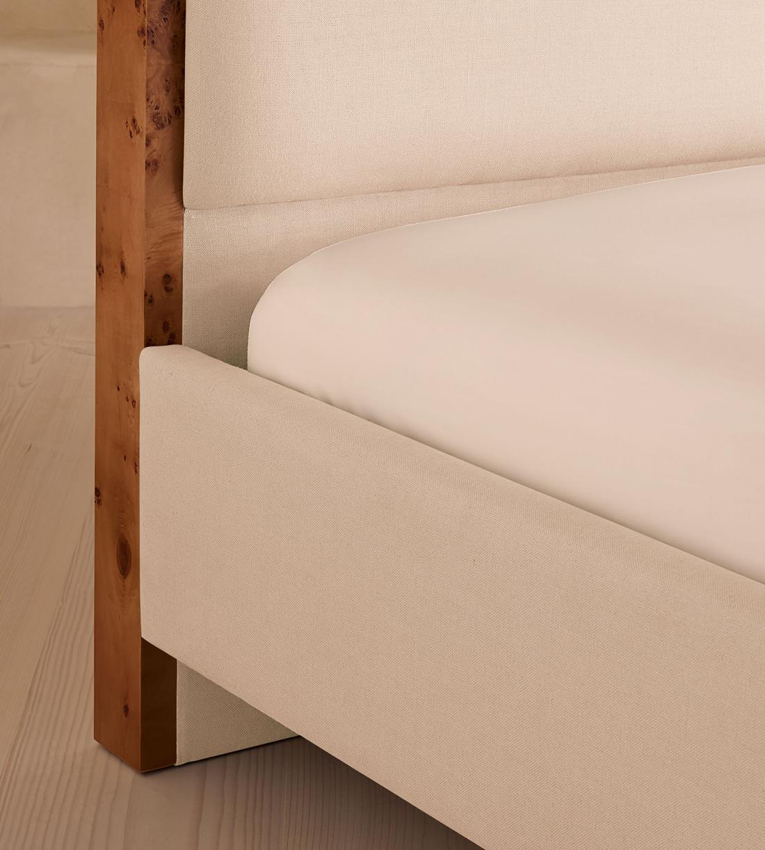 Tremont Bed - King - Linen - Bisque - Images - Image 5