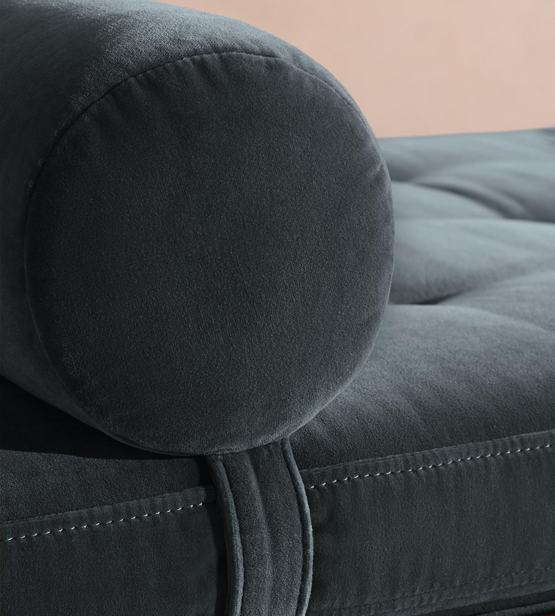 Theodore Daybed - Grey Blue Velvet - Images - Image 4