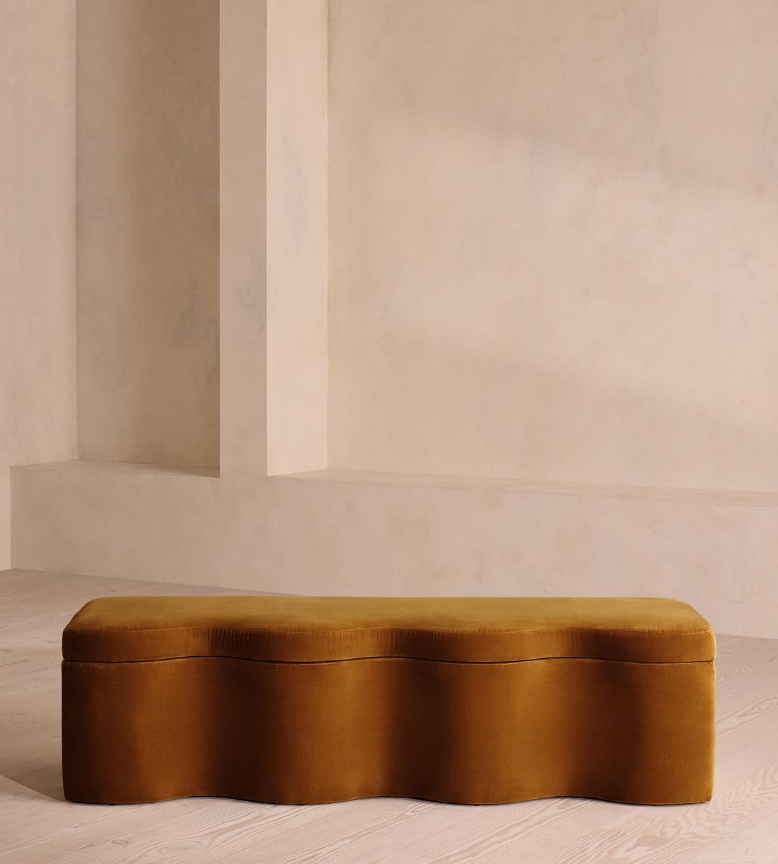 Eli Storage Bench - Mustard Velvet - US - Listing - Image 2