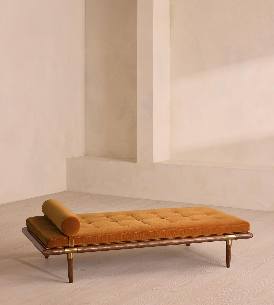 Theodore Daybed - Mustard Velvet - US - Listing - Image 1