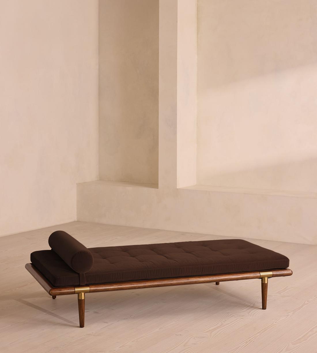 Theodore Daybed - Chocolate Velvet - US - Listing - Image 1
