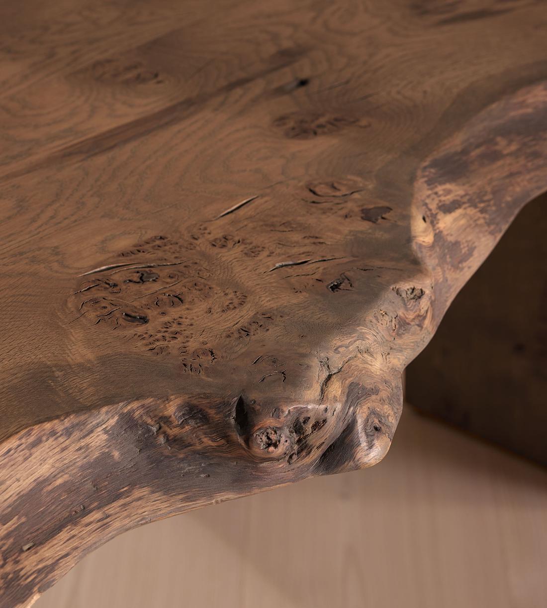 Calne Desk - Dark Oak - Grommet - Left - 190cm - Images - Image 5