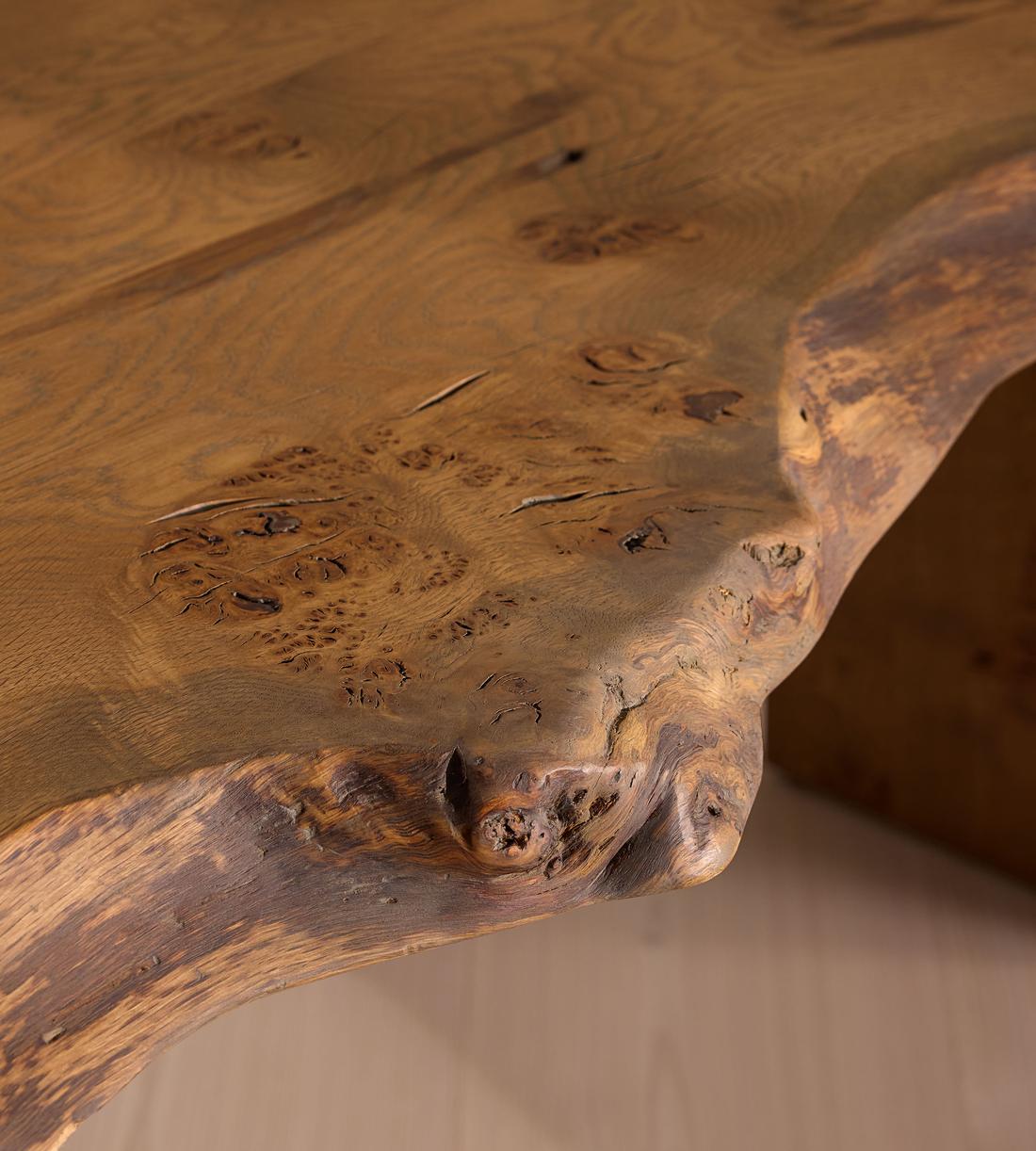 Calne Desk - Golden Oak - Grommet - Left - 190cm - Images - Image 5