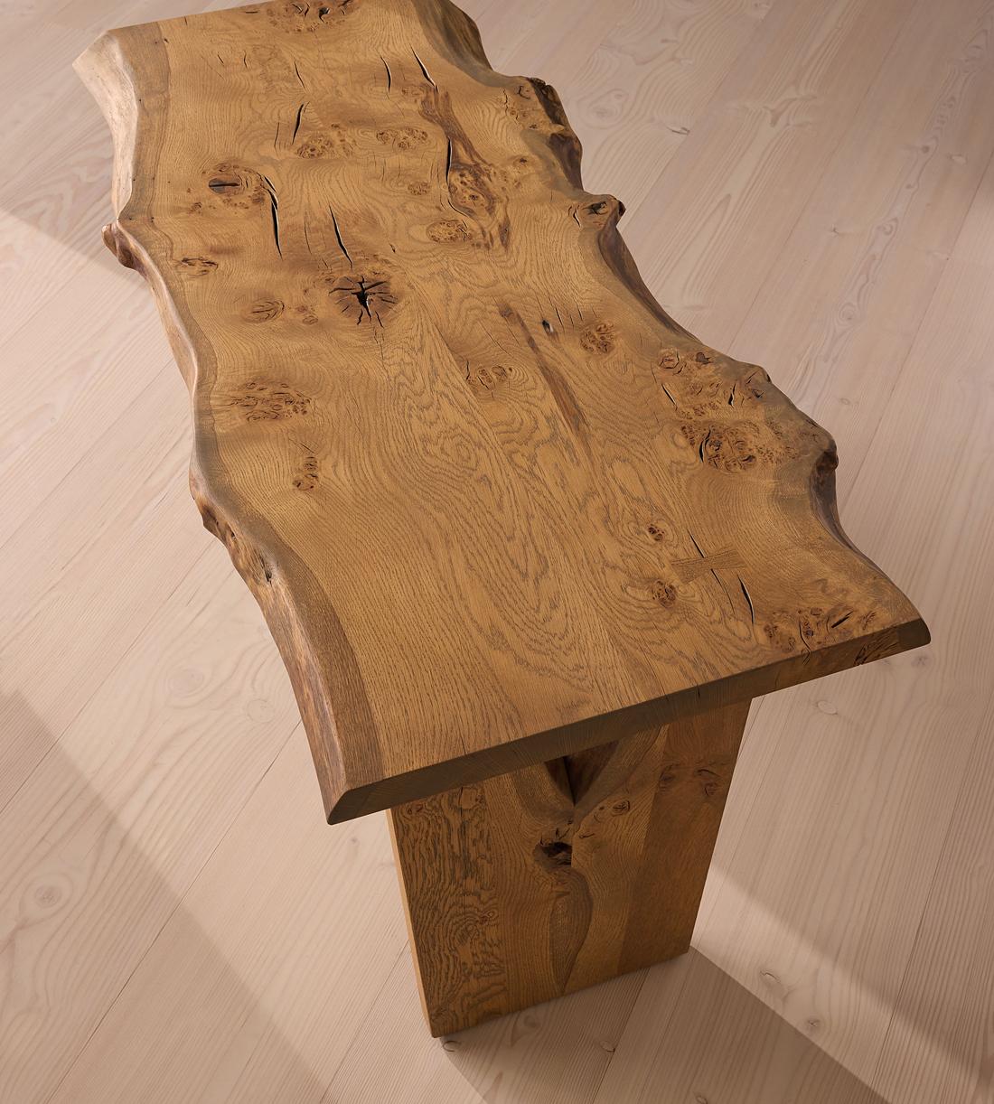 Calne Desk - Golden Oak - Grommet - Left - 190cm - Images - Image 7