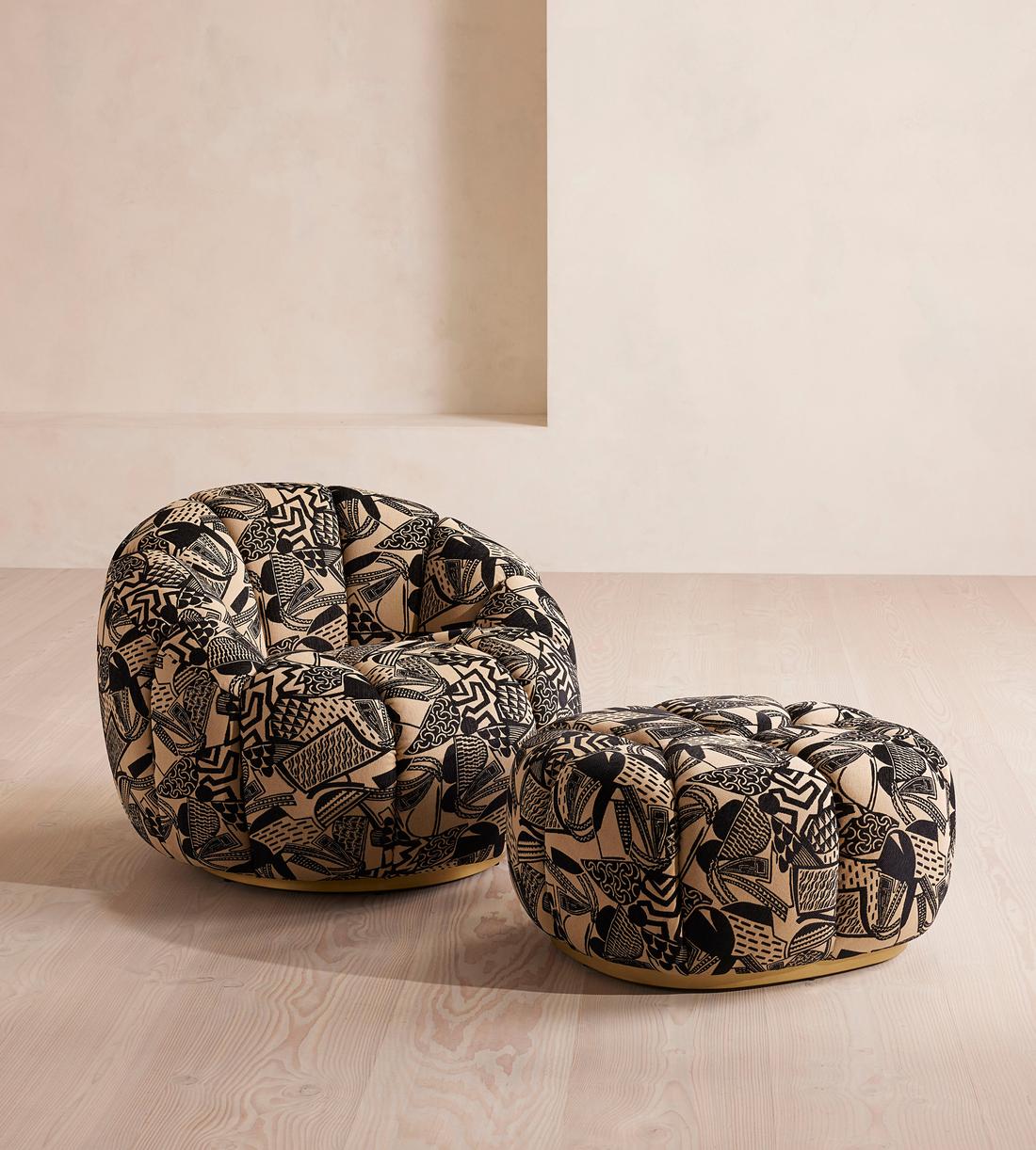 Garret Chair - Daxton Jacquard - Images - Image 9