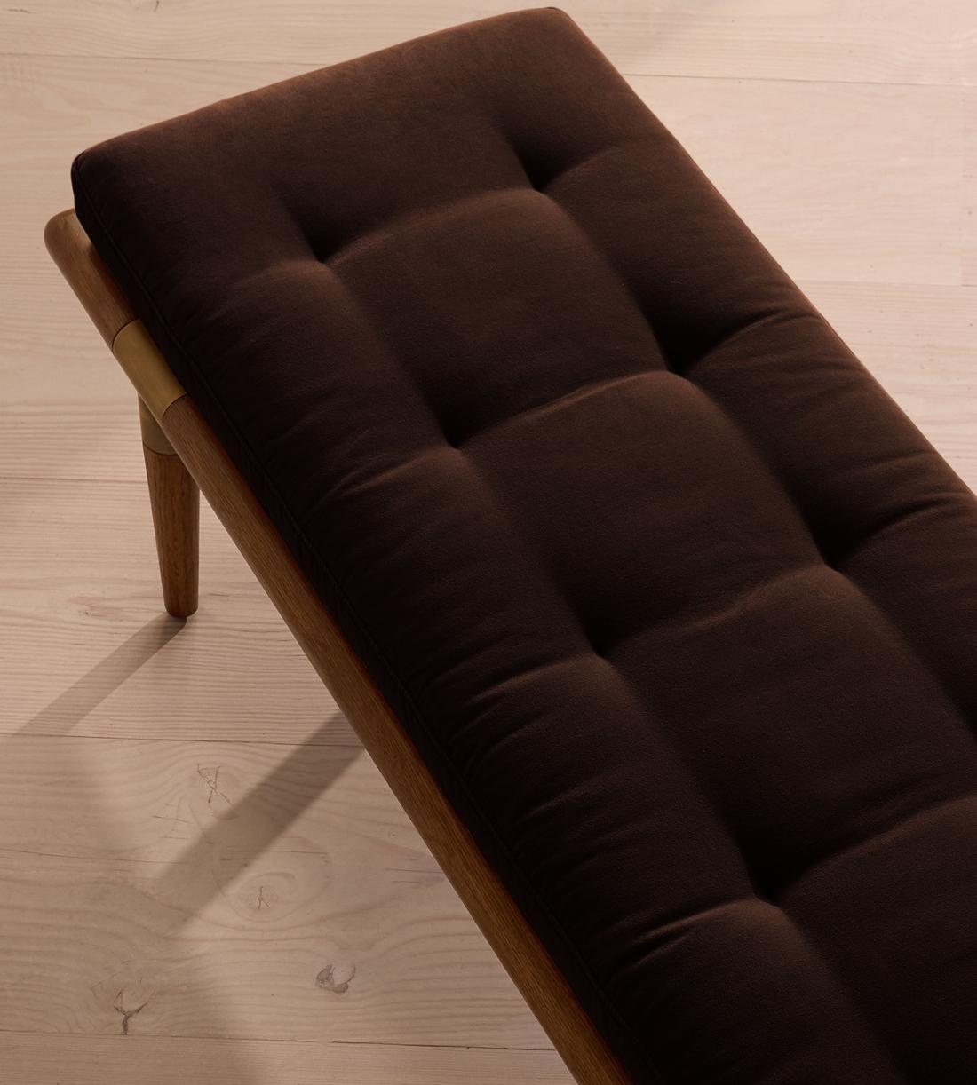 Theodore Bench - Chocolate Velvet - US - Images - Image 5