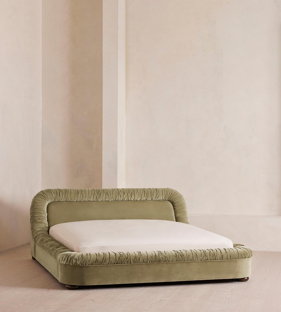 Vara Bed - California King - Velvet - Lichen - US - Listing - Image 2