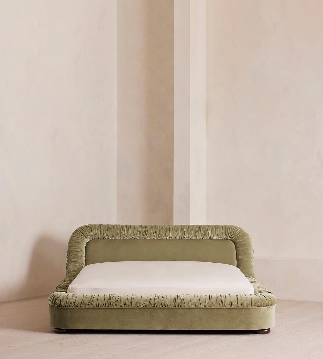 Vara Bed - California King - Velvet - Lichen - US - Listing - Image 3