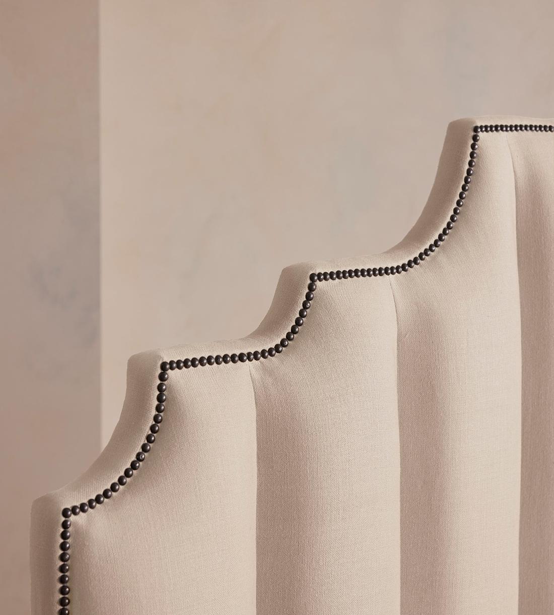 Gerrard Bed - Queen - Linen - Bisque - US - Images - Image 4