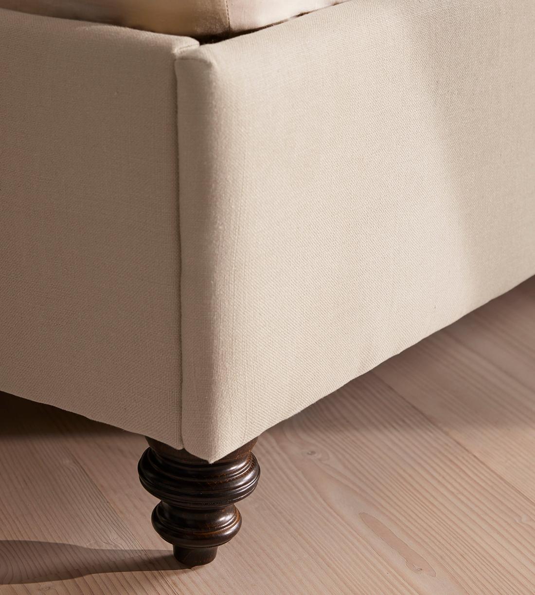 Gerrard Bed - Queen - Linen - Bisque - US - Images - Image 5