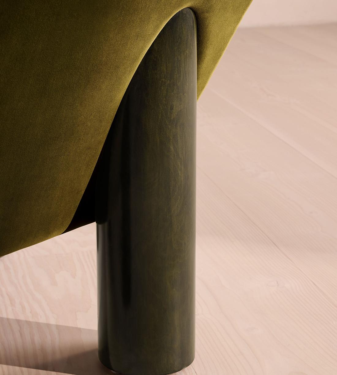 Orson Armchair - Velvet - Olive - US - Images - Image 7
