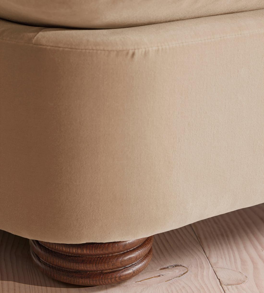 Rava Three Seater Sofa - Velvet - Porcelain - US - Images - Image 7