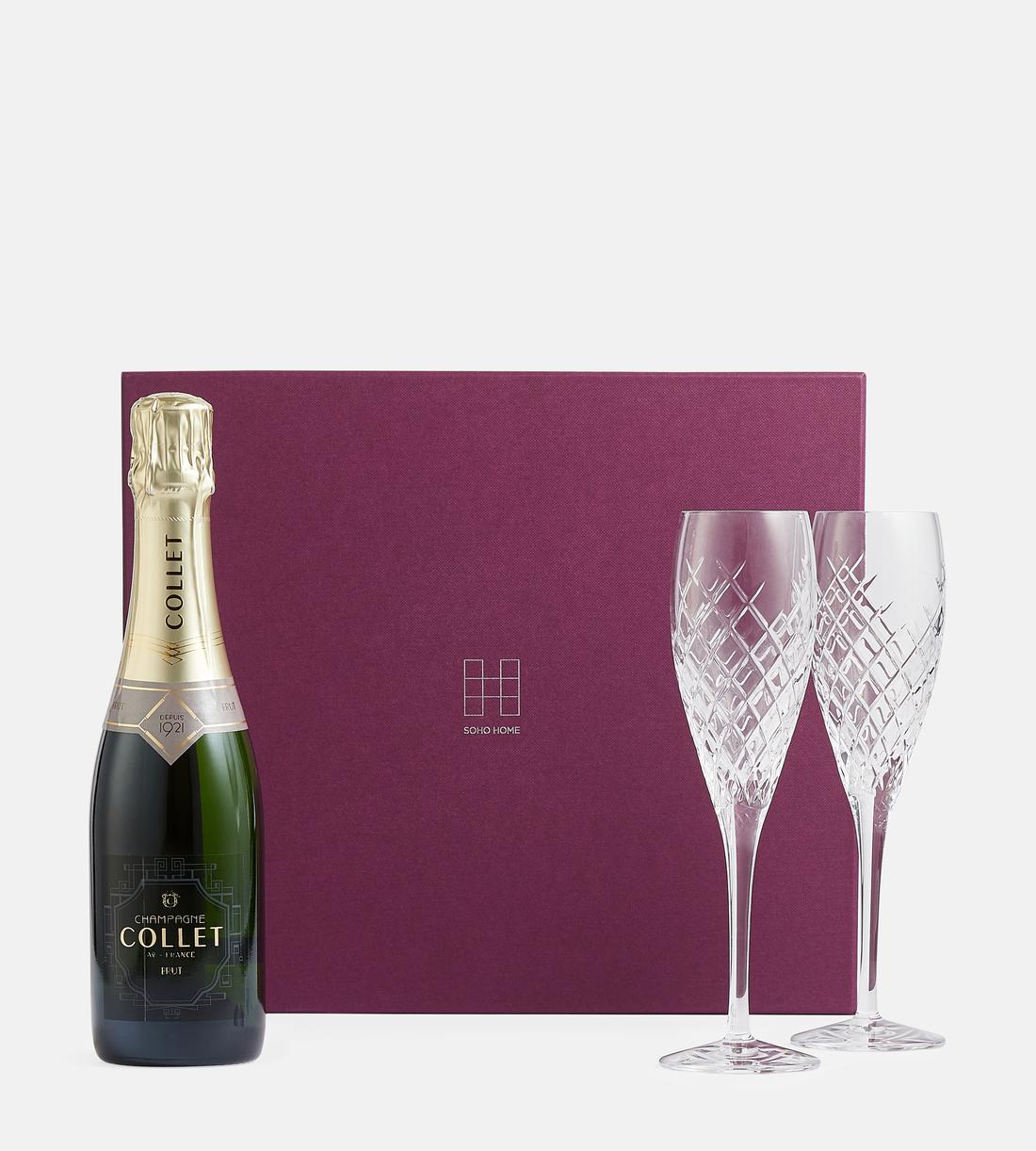 Barwell Champagne Flute and Half Collet set HDR - Listing - Image 1