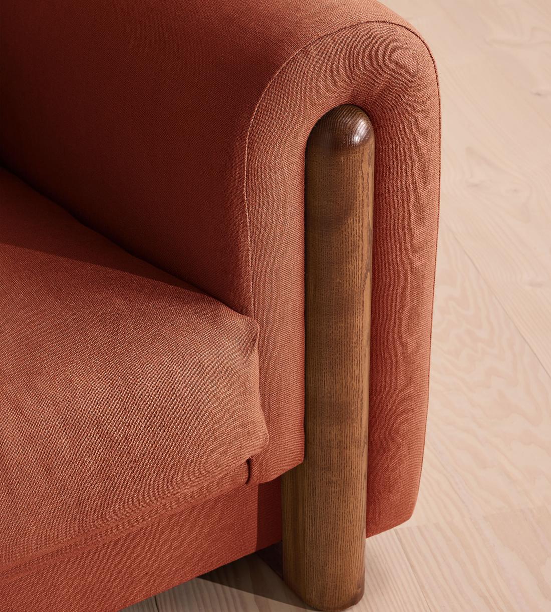 Farrell Three Seater Sofa - Linen - Sienna - Images - Image 5