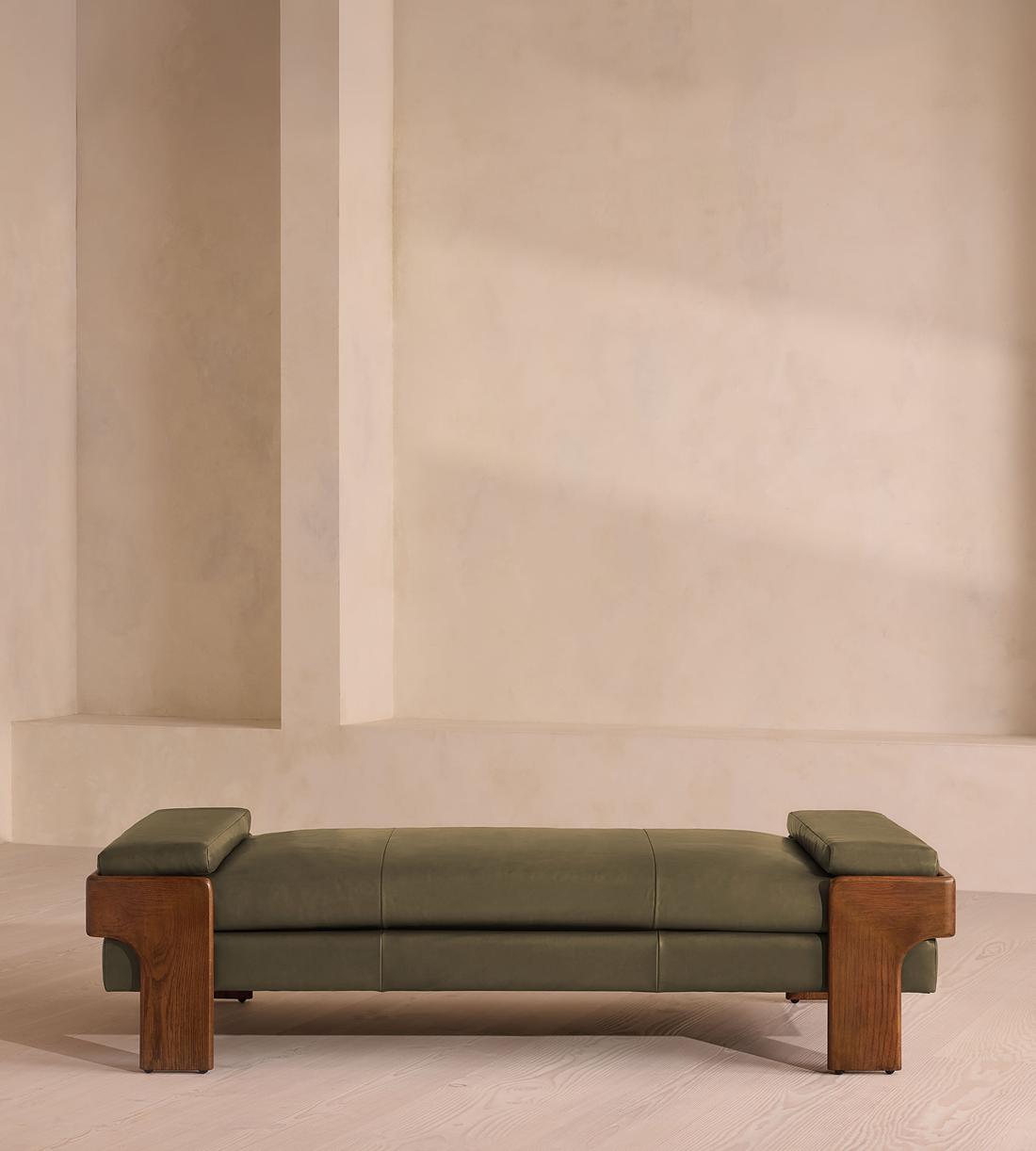 Marcia Daybed - Leather - Moss - Listing - Image 2