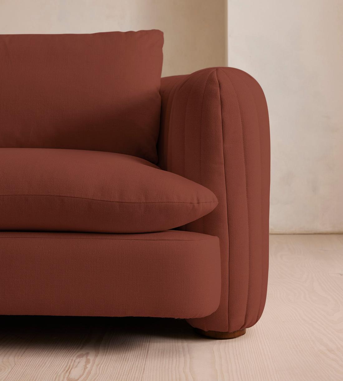 Vivienne Deeper Sit Modular Sofa - Four Seater - Linen - Sienna - Images - Image 5