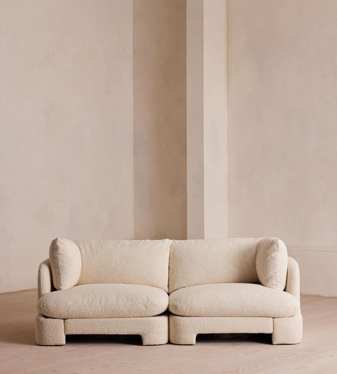 Odell Deeper Sit Modular Sofa - Three Seater - Natural Boucle UK - Listing - Image 2