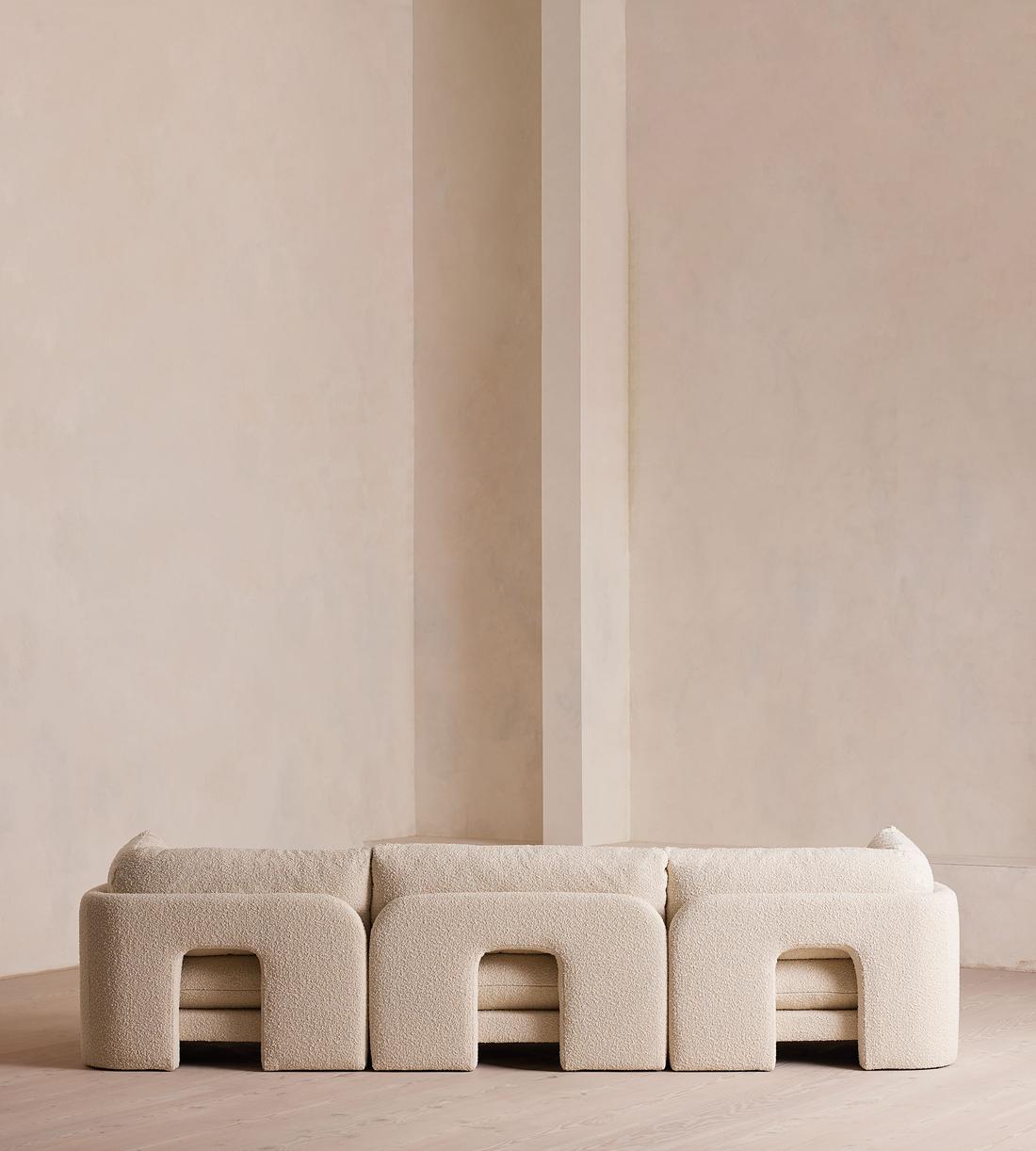 Odell Deeper Sit Modular Sofa - Four Seater - Natural Boucle UK - Images - Image 4