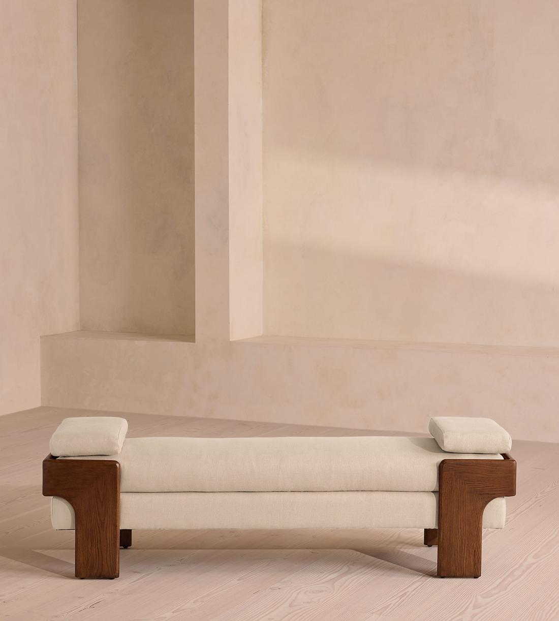 Marcia Bench - Linen - Wheat - Listing - Image 2