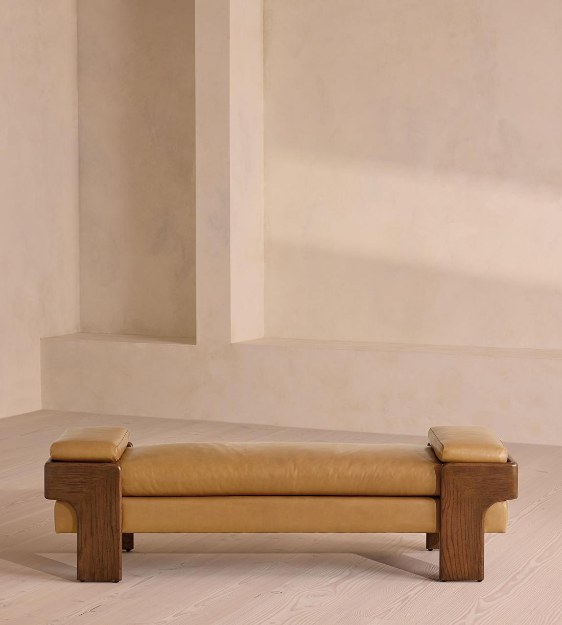 Marcia Bench - Leather - Honey - Listing - Image 2