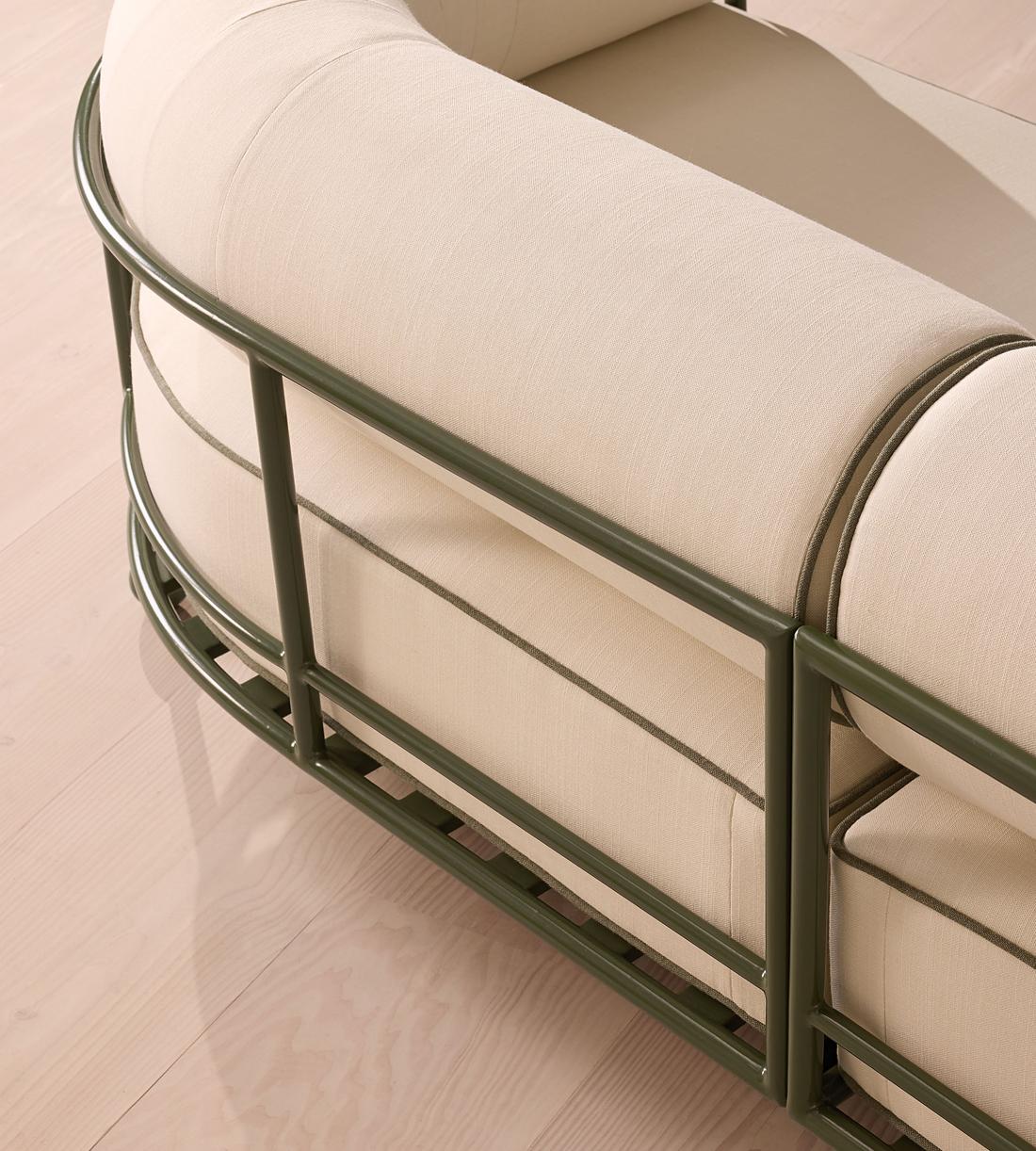 Gaspard Five-Seater Outdoor Sofa - Linen - Off White - US - Images - Image 5