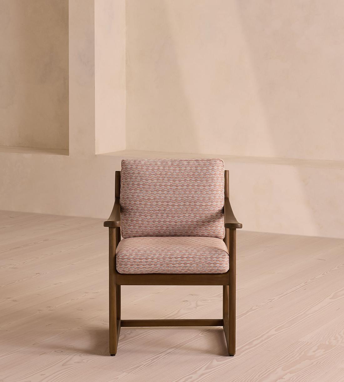 Morena Outdoor Dining Chair - Pierre Frey - Cassis - Listing - Image 2