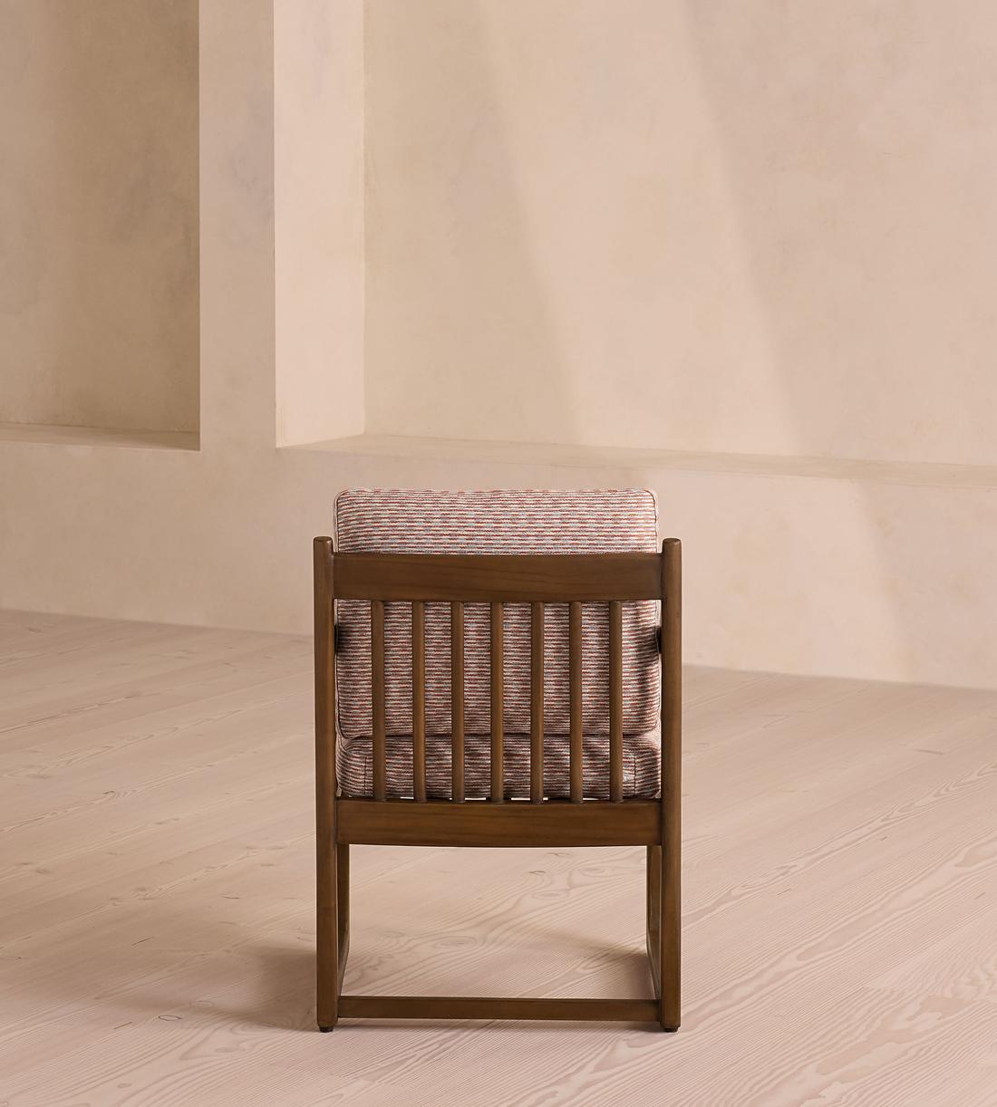 Morena Outdoor Dining Chair - Pierre Frey - Cassis - Images - Image 4