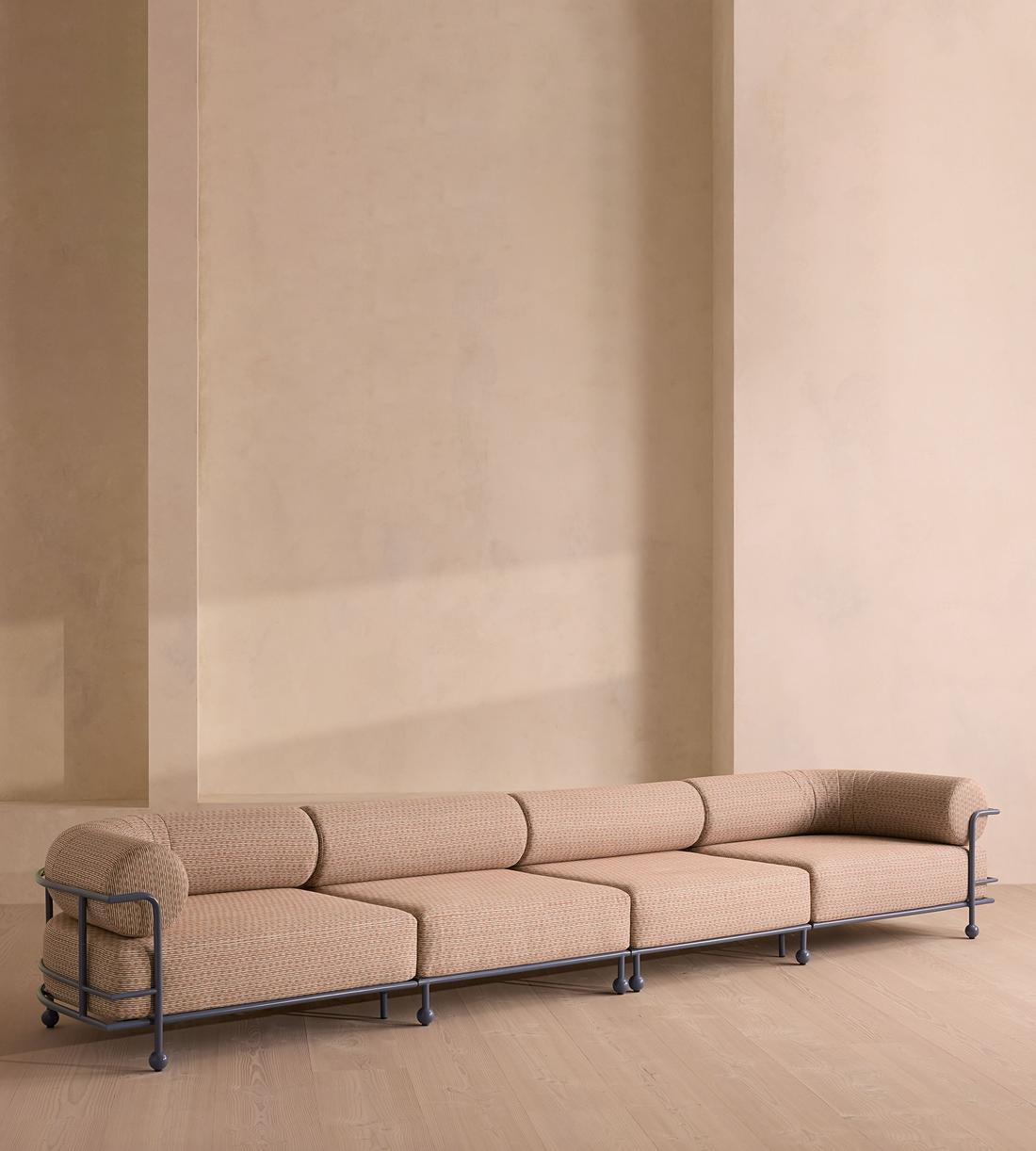 Gaspard 5-Seater Outdoor Sofa - Pierre Frey - Cassis - US - Listing - Image 1