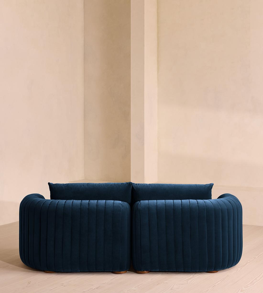 Vivienne Deeper Sit Modular Sofa - Three Seater - Velvet Royal Blue UK - Images - Image 4