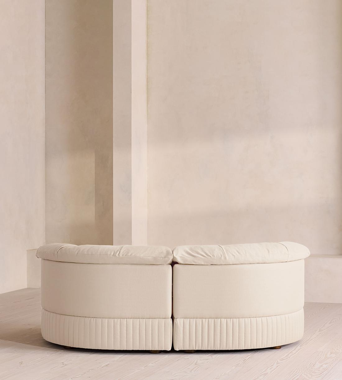 Oona Modular Sofa - Three Seater - Linen - Bisque - UK - Images - Image 6