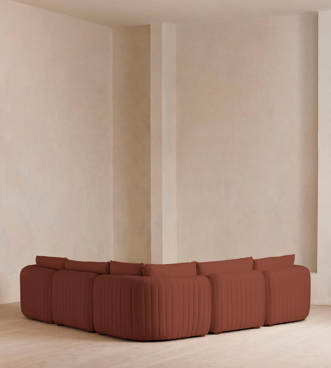 Vivienne Deeper Sit Sectional Sofa - Corner Sofa - Linen - Sienna - US - Images - Image 3