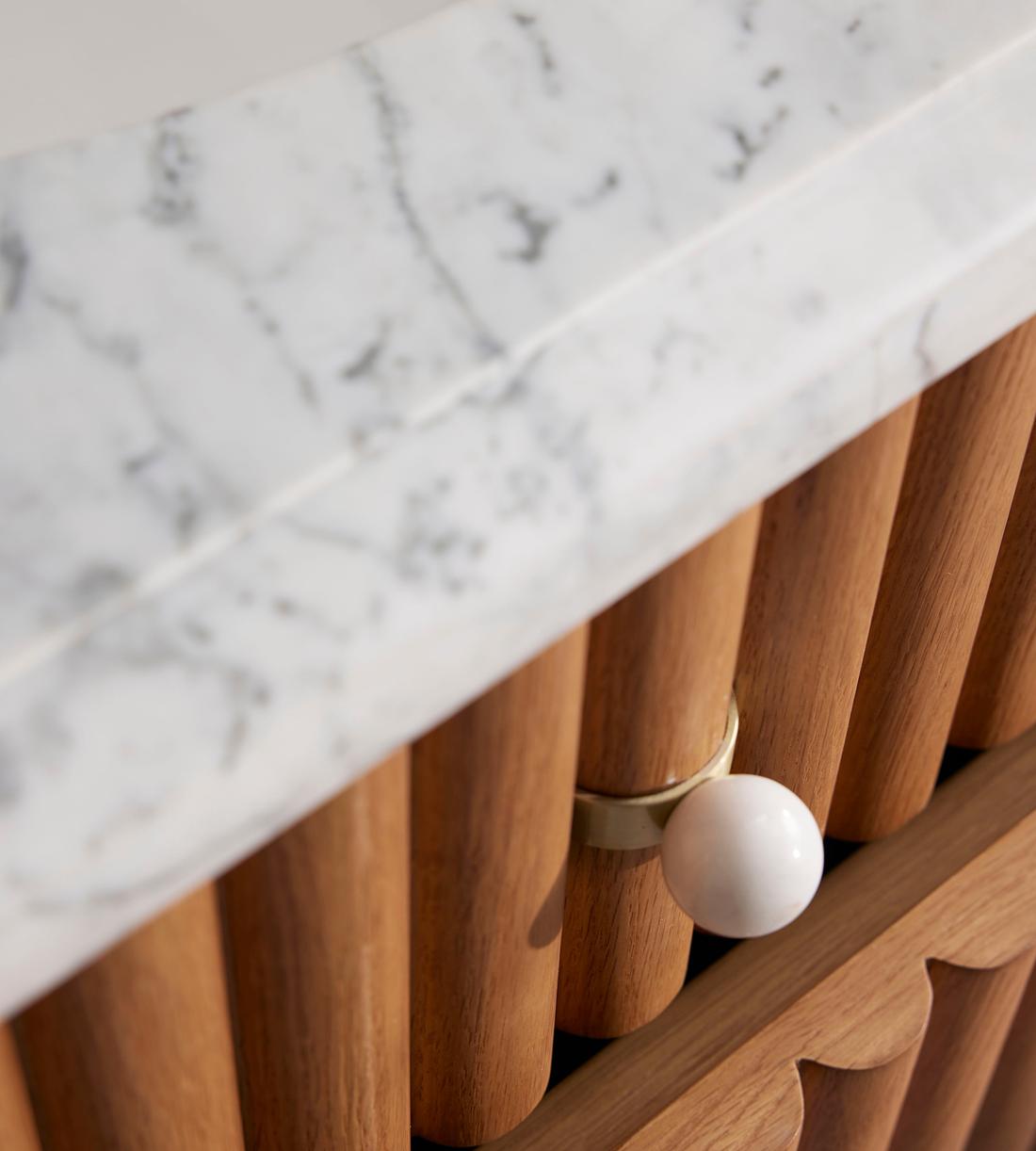 Carlisle Double Vanity - Carrara Marble - Images - Image 6