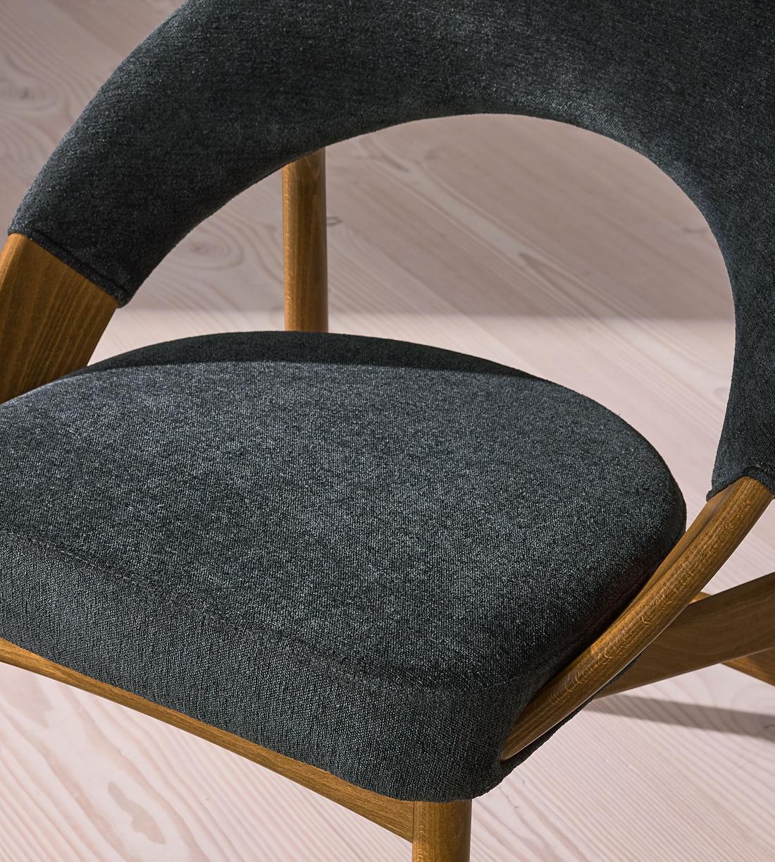 Lachlan Dining Chair - Linen Chenille - Deep Teal - US - Images - Image 5
