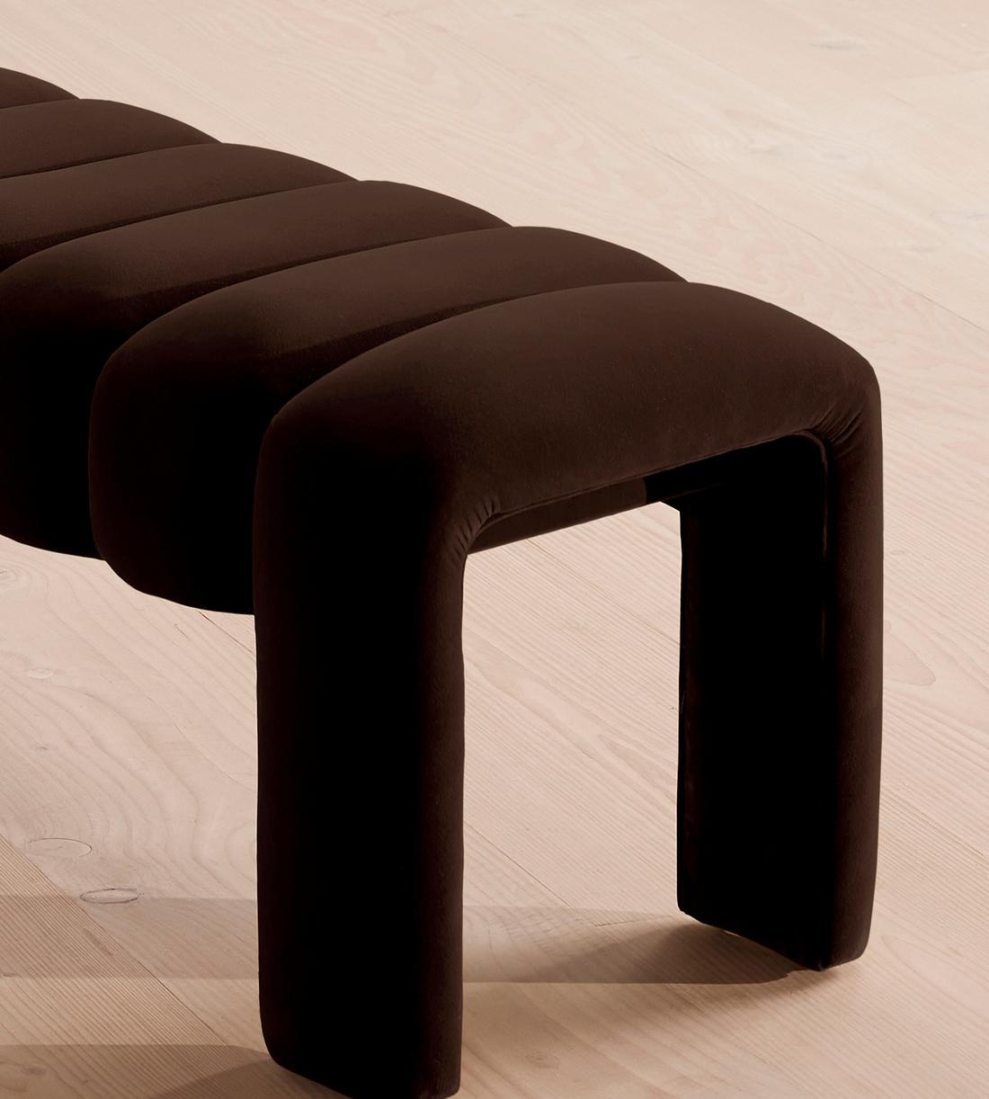 Willis Bench - Chocolate Velvet - UK - Images - Image 5