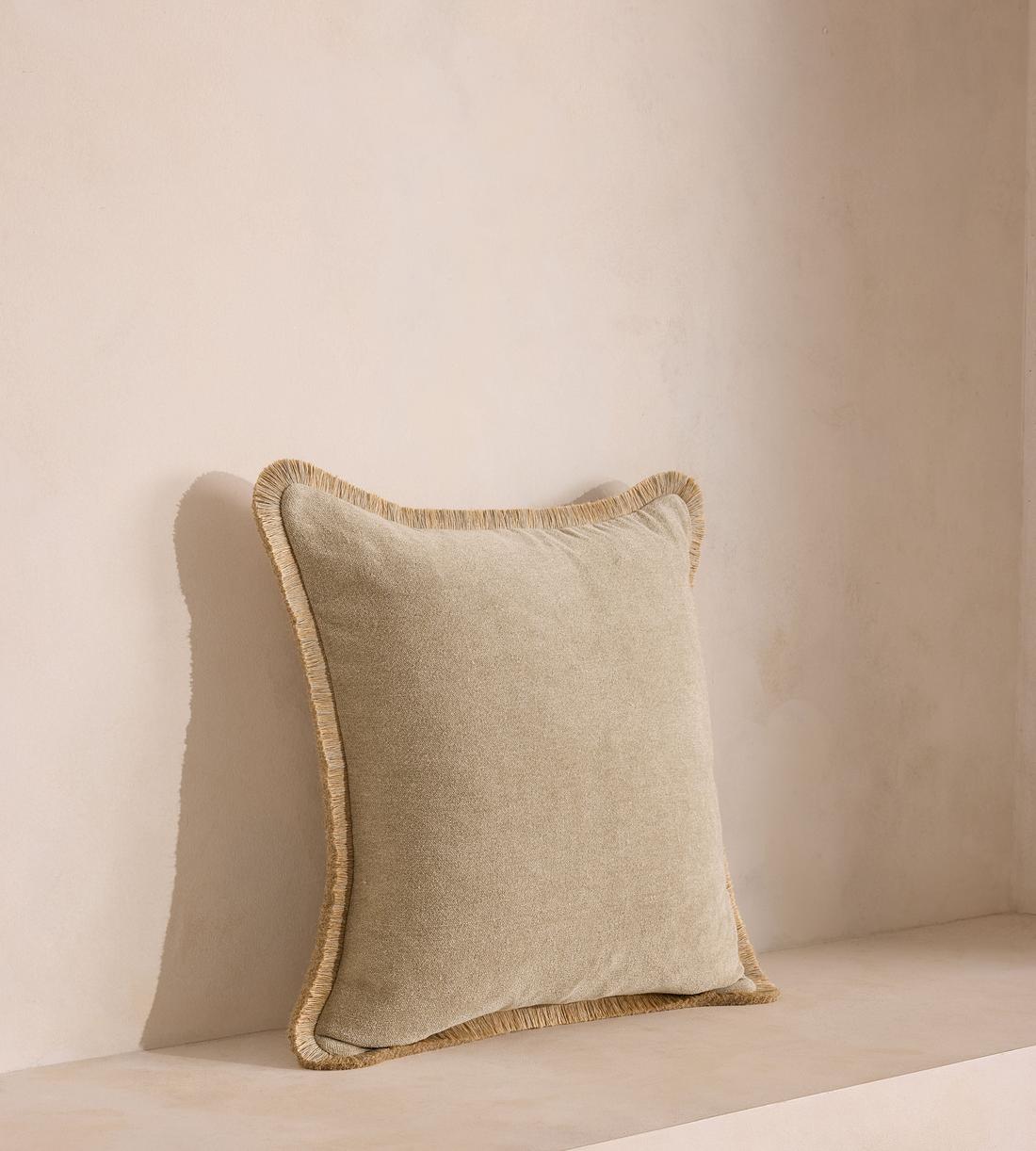 Orlaine Square Cushion - Stone - Listing - Image 2