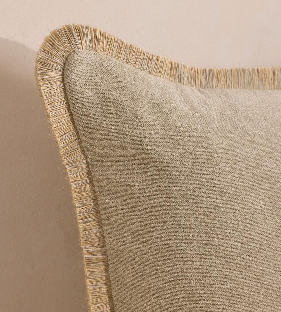 Orlaine Square Cushion - Stone - Images - Image 3